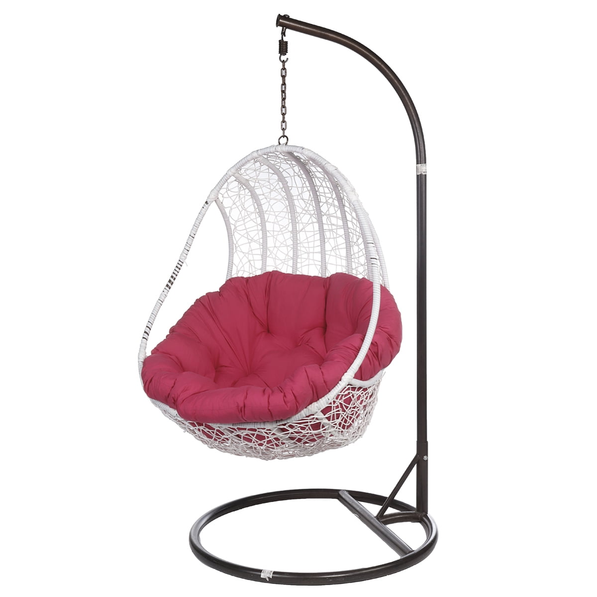 Papasan Chair Cushion,round Hanging Egg Hammock Chair Pads With Ties