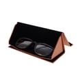 thumbnail image 5 of Eyecessories Trifold Medium Light Brown Eyeglass Case, Unisex, 1 Count, 5 of 5