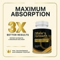 thumbnail image 3 of (3 Pack) Male's Growth Dietary Supplements for Men, Male's Growth Naturally Enhance Performance, Endurance, and Energy Levels, Natural Formula to Sustain Energy & Performance Levels - 180 Count, 3 of 6