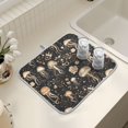 thumbnail image 7 of Ryvnso Jellyfish Pattern Dish Drying Mat for Kitchen Countertop 18x24 Large Dish Pad Drainer Rack Dish Sink Mats, 7 of 7