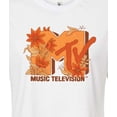 thumbnail image 3 of Mtv - Fall Florals - Juniors Cropped Graphic T-Shirt, 3 of 5