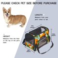 thumbnail image 3 of Tangerine Sherpa Pet Carrier Bag for Dogs and s - Fabric 900D Oxford Cloth Base Material with Nylon Webbing - 17x10x11.8 in/43x26x30 cm - Portable and Comfortable Travel, 3 of 7
