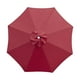 thumbnail image 1 of Sombrilla ligera para patio con dosel superior Rojo, 1 of 9