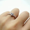 thumbnail image 5 of Heart Promise Round Ring Lab Created White Opal 925 Sterling Silver Size 7, 5 of 7