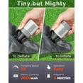 thumbnail image 2 of AIR 3 Air Pump for Inflatables with 2600 mAh Battery & Camping Light, Ultra-Fast and Mini Electric Air Pump, Inflate Deflate for Air Mattress, Pool Floats, Vacuum Storage Bags, 2 of 6