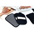 thumbnail image 4 of Royale Collection 100% Combed Terry Cotton, Highly Absorbent, Kitchen Dish Cloth Set, 13-3/4" x 12", 3-Pack, Solid Black, 4 of 8