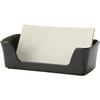 Storex Value-Series Plastic Business Card Holder, Fits 3.5 x 2 inch Paper, Black, 6-Pack
