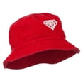 thumbnail image 5 of Diamond Jewelry Logo Embroidered Bucket Hat - Red OSFM, 5 of 5