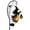Witch, variant on Sulaicai Metal Solar Ghost Garden Stake Light, Waterproof Halloween Witch Hat Ghost with Hanging Pumpkin Lantern, Bat Spider Web Outdoor Solar Pathway Yard Decor Light