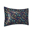 thumbnail image 2 of Disketp Shells And Seaweed Satin Pillowcase For Hair And Skin - Satin Pillow Cases Standard Size 20x30 Inches With Zipper,Gifts For Women Men, 2 of 8