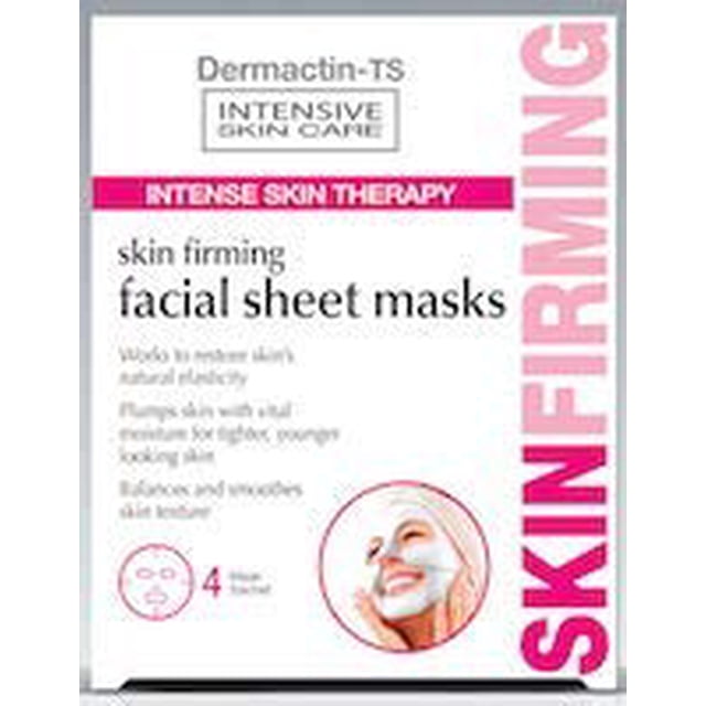 Dermactin-TS Mascarilla reafirmante para la piel facial de 4 piezas