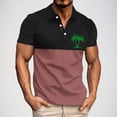thumbnail image 2 of Mens Summer Tops Dressy Casual Vintage T Shirts Lace Blouses for Men Dressy Elegant Red Shirts for Men Plus Men Workout Tops Fitted Short Sleeve Button Up Shirts for Men Pattern, 2 of 4