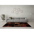 thumbnail image 3 of Ahgly Company Indoor Rectangle Patchwork Brown Transitional Area Rugs, 3' x 5', 3 of 4