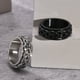 thumbnail image 1 of Anillo de cadena giratorio con nudo celta para hombre en acero inoxidable RC-563, 1 of 5