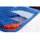 thumbnail image 4 of Alfombrilla antideslizante, alfombrilla para quitar el polvo, alfombrilla absorbente para baño y aseo, azul 40*60 cm Rojo Verde, 4 of 5