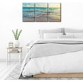 thumbnail image 2 of FCCUYE 3 Pieces Wall Art for Bedroom Tropical Seascape of Sea Waves Picture Prints on Canvas Blue Sky Framed Painting Modern Artwork Home Decor Gallery Wrapped Ready to Hang - 20"x28"x3 Panels, 2 of 6