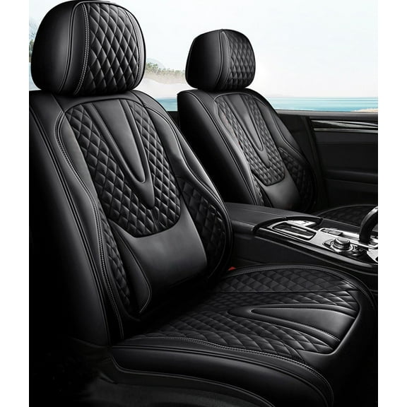 Custom FIT For Chevrolet Silverado 1500  2500HD 3500HD Deluxe Leather Seat Covers