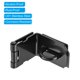 thumbnail image 4 of Uxcell 4 Inch Padlock Latch, Pestillo de acero inoxidable de 90 grados, pestillo de seguridad, negro, 4 of 6