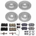 thumbnail image 2 of PowerStop Front and Rear Geomet Coated Brake Rotor and Pad Kit Fits: AUDI Select Models CRK7096, 2 of 4