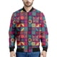 thumbnail image 5 of Chaqueta con estampado 3D de mandala bohemio para hombre, sudadera con estampado floral de primavera y otoño, abrigos de manga larga con cremallera y estilo aviador, 5 of 5