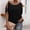 Black, variant on Womens Cold Shoulder Tops Banded Bottom Boat Neck T Shirts Summer Sexy Casual Loose Fit Clothes 2026