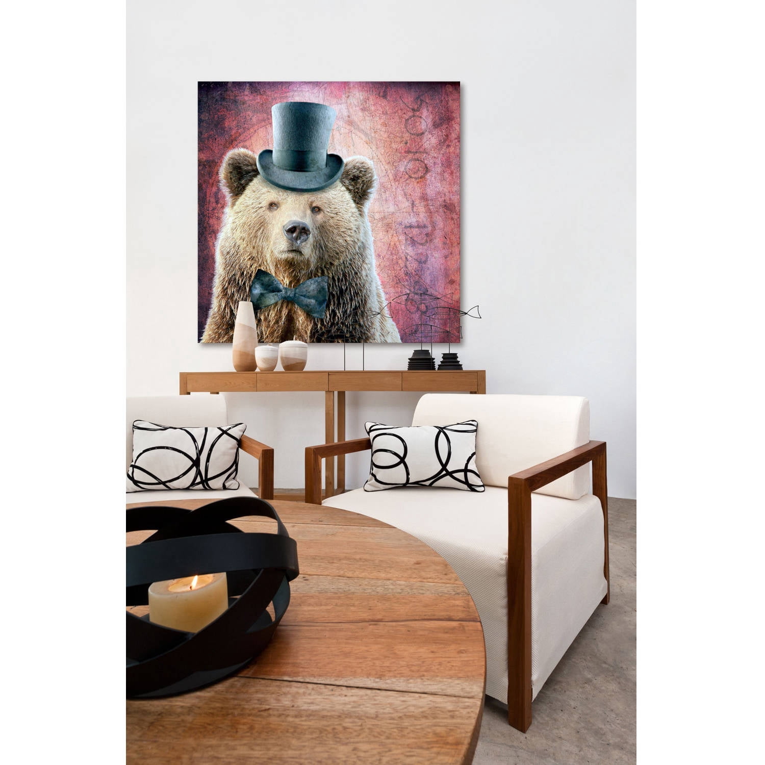 "Putt'n on the Ritz" by Morgan Jones Painting Print on Wrapped Canvas