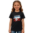 thumbnail image 4 of T-shirts pour Garçons Filles Col Rond Hauts Graphiques Tees Vêtements d'Été Garçons 12-13 Ans Chemises, 4 of 5