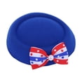 thumbnail image 2 of 4th of July Decorations Pet Bowknot Hat,Patriotic Pet Apparel Hat Headband Decor For Small Medium Dogs Cats Party,Photo Shooting,Holiday Gathering,5.12x4.33x1.26 Inch, 2 of 6