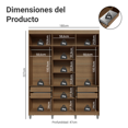 thumbnail image 3 of Ropero Closet Madesa Venus 6 Puertas Con Pies 180cm MB 01, 3 of 10