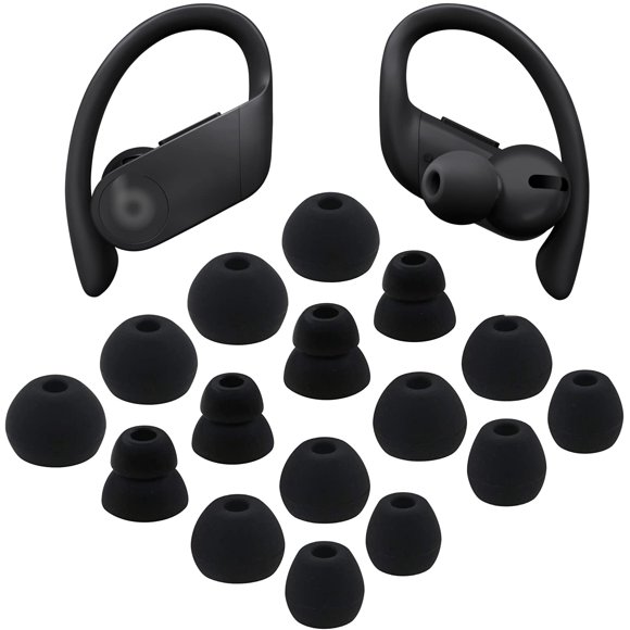 Alxcd Juego De Almohadillas De Silicona Para Auriculares De Repuesto Compatibles Con Powerbeats Pro, 8 Pares S/M/L/D, 4 Tamaños De Almohadillas De Silicona Suave Compatibles Con Auriculares Powerbeats