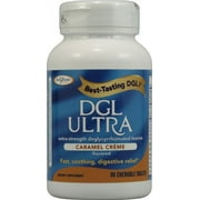 Enzymatic Therapy DGL ULTRA, Caramel Cr?me, 90 Ct