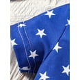 thumbnail image 6 of Hirigin 4th of July Baby Girls Outfits 6 12 18 Months 2T 3T Stars Striped Short Sleeve T-shirt and Shorts Hairband Independence Day Clothes, 6 of 8