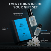 RawChemistry For Her – Pheromone Infused Perfume Gift Set for Women, Women’s Natural Perfume with Pheromones, Harmonious Floral Vanilla Scent, 1.5 Fl Oz