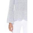 thumbnail image 2 of Yemak Women's Lightweight V Neck Long Sleeve Bell Sleeve Pullover Sweater Blush-L-BD, 2 of 3