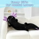 thumbnail image 4 of Almohada de peluche gigante de axolotl negra de Tezituor, 122 cm, 4 of 6