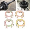 thumbnail image 4 of Replacement Trailer Spindle Nut Retainer, Trailer Spindle Nut Retainer Metal 4Pcs Sturdy Effortless Use  for EZ-Lube Jam Nut 2 To 8K Dexter Axle, 4 of 7