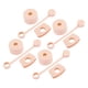 thumbnail image 4 of Accesorios para vasos con tapa para pajita, tapas cuadradas y redondas, juego de tapones de silicona antiderrames de color rosa, 4 of 8