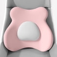 thumbnail image 4 of Hyknon Adjustable Inflatable Lumbar Support Pillow, Cute Lower Back Support Cushion, Memory Foam Back Pillow Desk Chair Cushion, Improved Posture Backrest Support Pad for Office Chair Car Home, Pink, 4 of 7