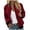 Watermelon Red, variant on Tanghaowl Women's Cardigans Women Fashion Floral Print Round Neck Casual Loose Long Sleeve Coat Cardigan Top Yellow M