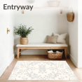 thumbnail image 3 of ODIKA 3x5 Machine Washable Non-Slip Area Rug, Ethereal Faded Transitional Boho Inspired Ultra Soft Rug, None, 658482, 3 of 7