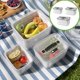 thumbnail image 1 of Hogar y cocina, Cocina, Caja de picnic portátil para exteriores, Cesta de picnic de doble capa, Cesta de drenaje, Cesta para lavar verduras, Cesta de almacenamiento para refrigerador, Cesta de drenaje, 1 of 8