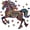 Mixed Color, variant on 200Pcs Horse Wooden Jigsaw Puzzles for Adults 28.8x27.7cm Wood Adult Puzzles Unique Shaped Wooden Puzzles Animal Colorful Jigsaw Puzzles for Christmas Birthday Gifts Family Games DIY