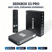 Seekbox 3Pro Android 11 TV Box 4GB+64GB, 4K HDR, WiFi 6, Bluetooth 5.0 with Remote