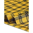 thumbnail image 5 of INSPIRE CHIC Robe à Carreaux à Manches Longues et Col Contrasté Peter Pan pour Femmes Jaune TG, 5 of 5