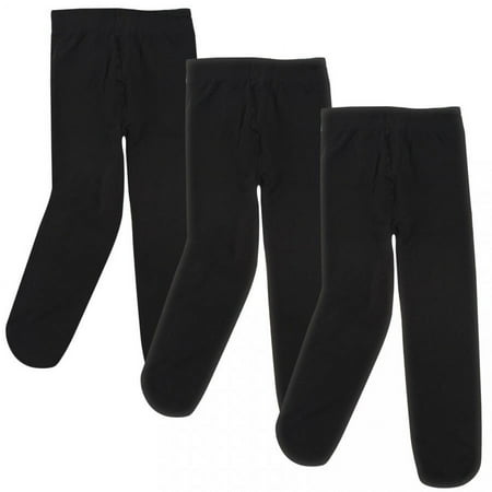 UPC: 0660168015775 | Luvable Friends Baby and Toddler Girl Nylon Tights Black 2T-4T