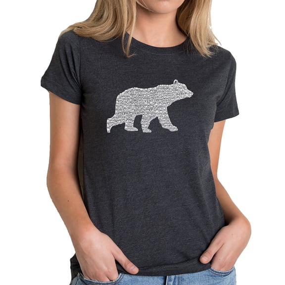 Women's Premium Blend Word Art T-shirt - Mama Bear