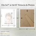 thumbnail image 3 of Langdon House 8x10 White Picture Frames W/ Mats, 10 PK, Estate Tabletop Picture Frames, 3 of 6