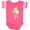 Football Pink and White, variant on Inktastic Blonde Hula Girl Girls Baby Bodysuit