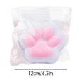 thumbnail image 3 of Jumbo Cat Paw Fidget Toy, 5in Extra-Large Anxiety Relief Squeeze Stress Ball, Sensory Relaxation Tool, 3 of 9