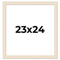 23x24 Frame White Real Wood Picture Frame Width 1.5 inches | Interior Frame Depth 0.5 inches | Barn